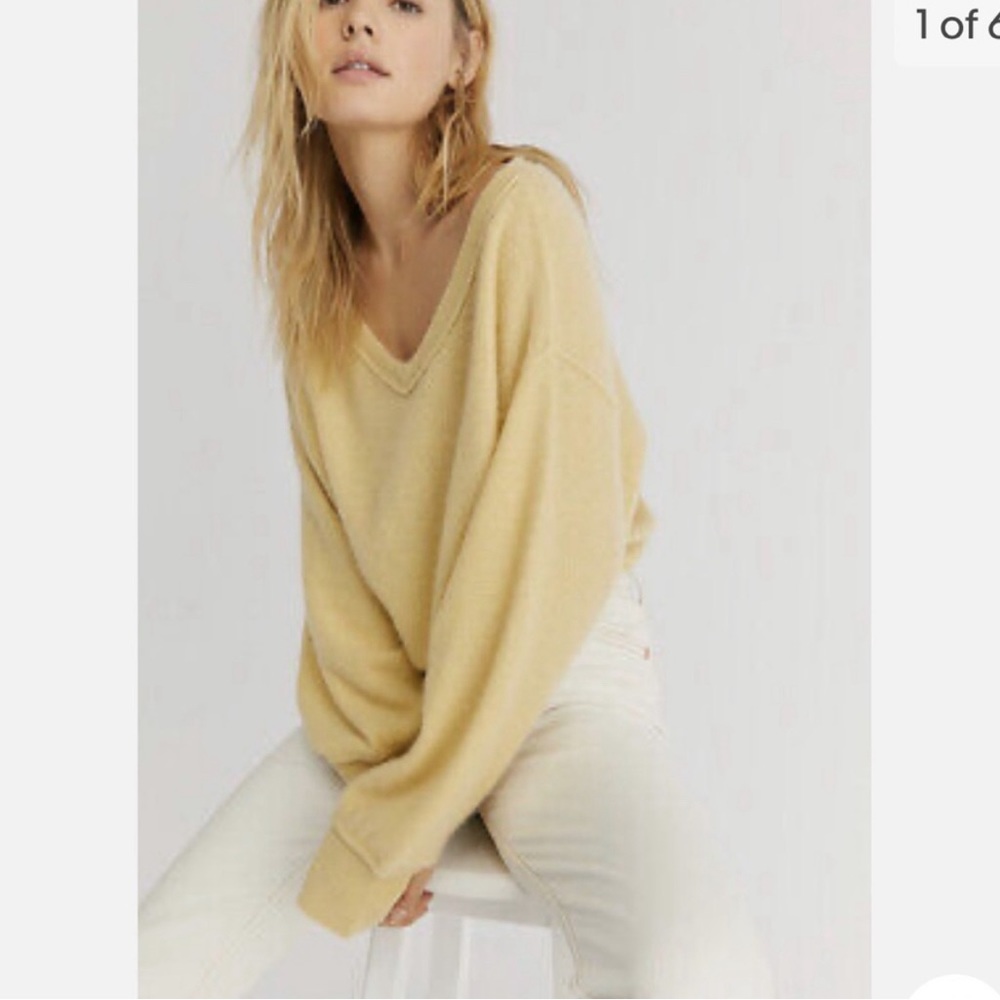 Free People Cashmere Sweater Love Like This